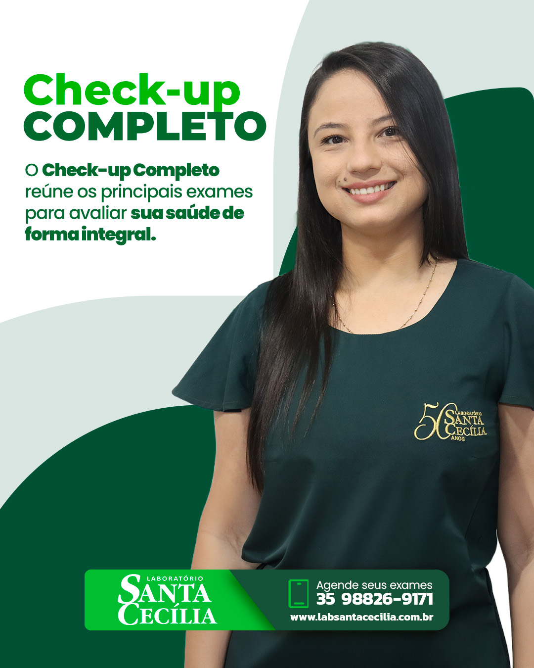 Check-up completo Laboratório santa cecília