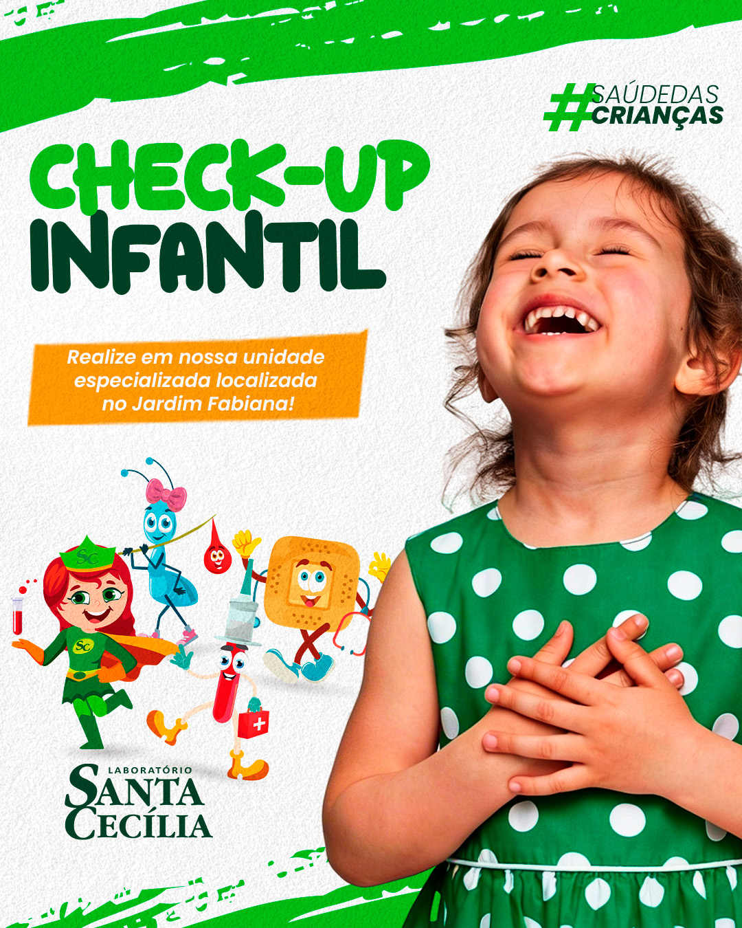 Check-up Infantil Laboratório Santa Cecília