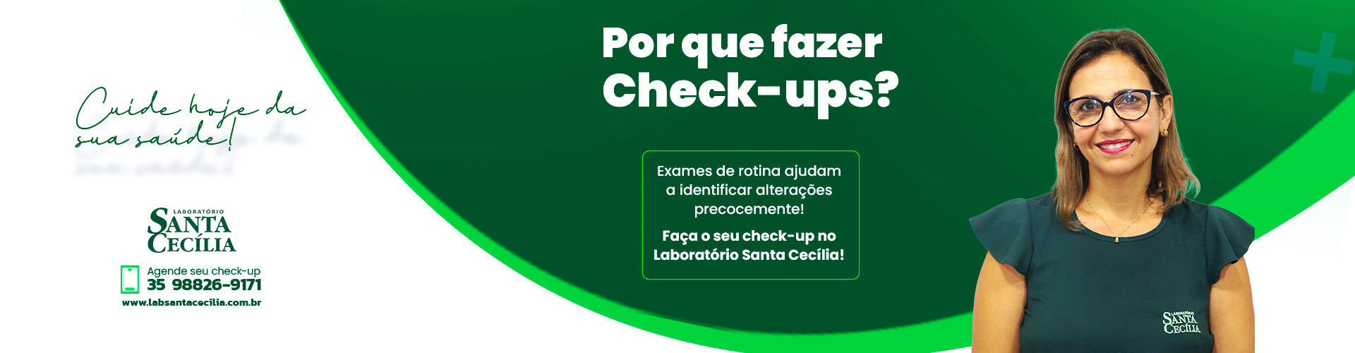 Checks-ups Laboratório Santa Cecília
