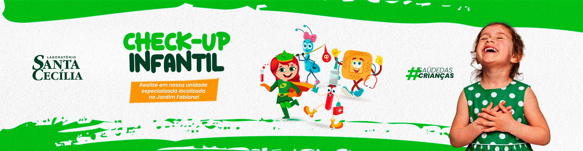 Check-up Infantil Laboratório Santa Cecília