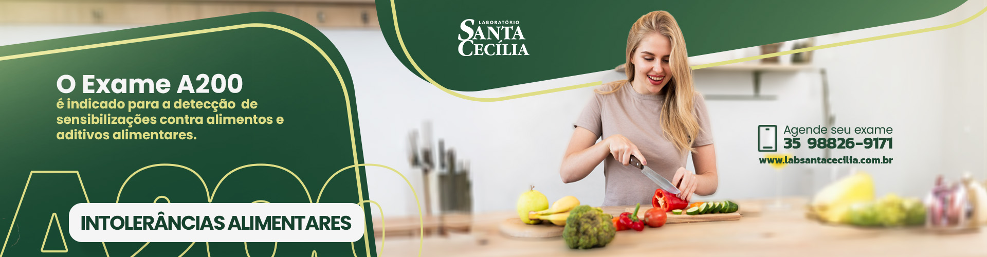 Exame A200 - intolerância alimentar