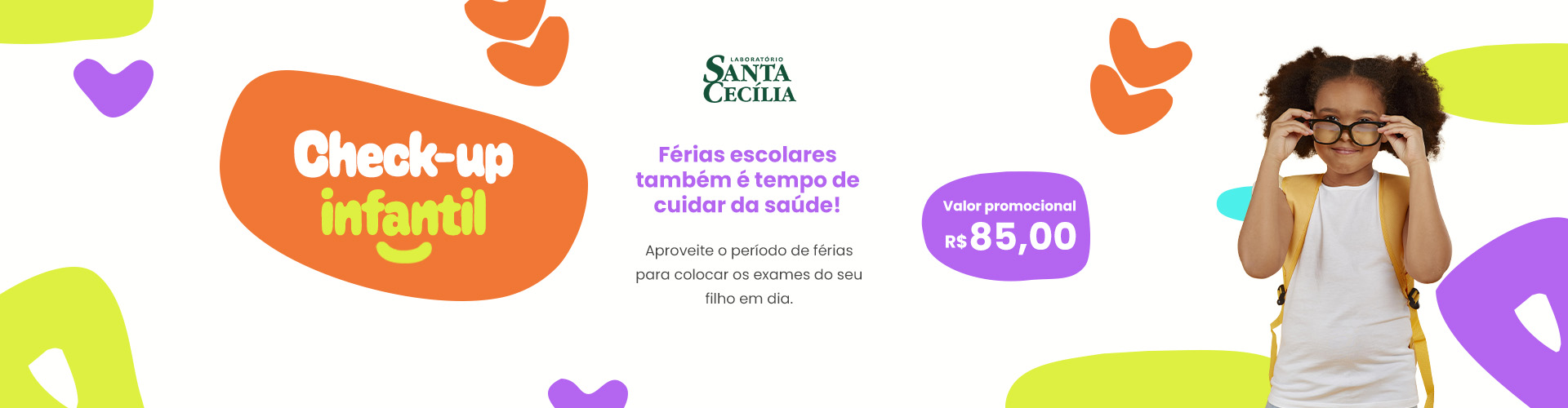 Check-up Infantil promocional