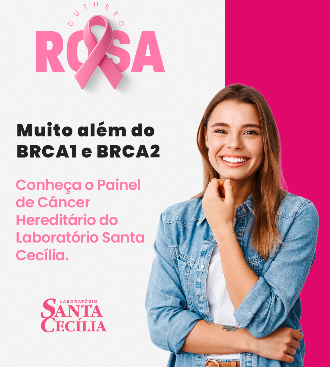 Muito além do BRCA1 e BRCA2: conheça o Painel de Câncer Hereditário do Laboratório Santa Cecília