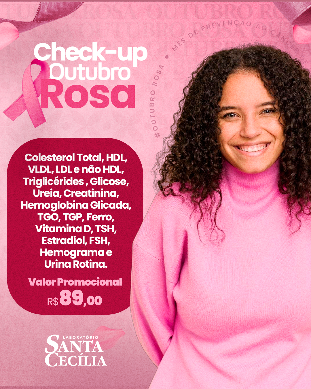 Check-up Outubro Rosa Promocional