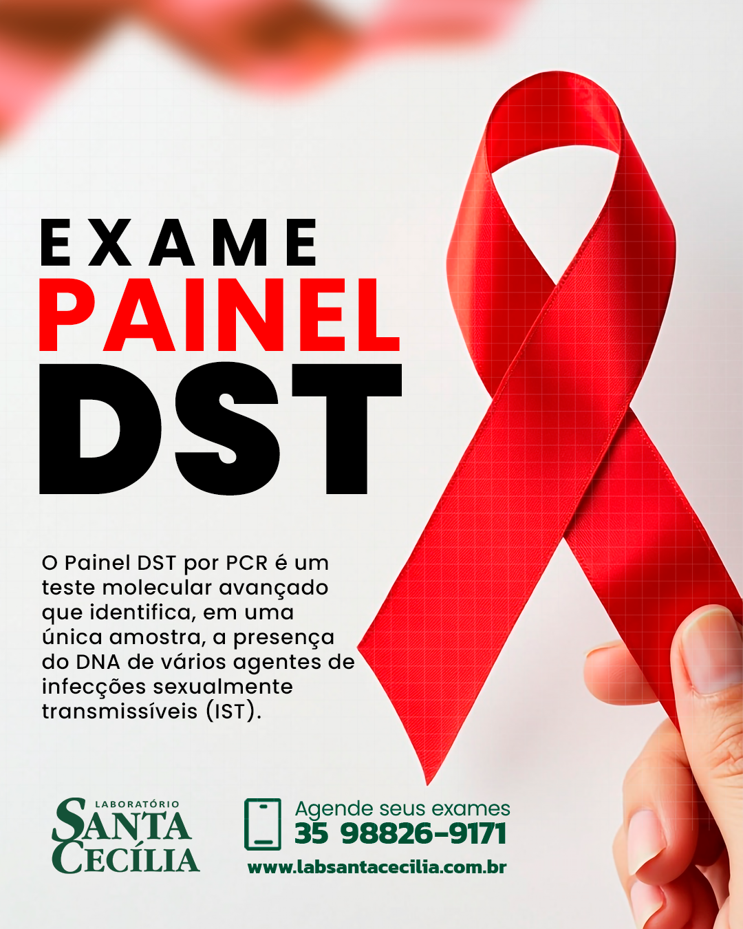 Painel DST - Laboratório Santa Cecília